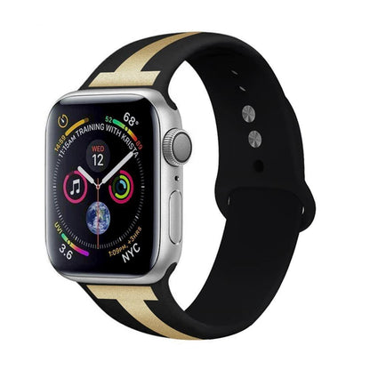Silicone Stripe Sport Band - Luxe Strap