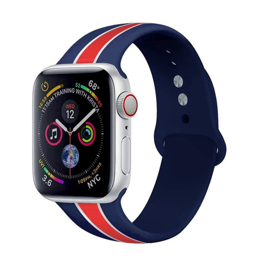 Silicone Stripe Sport Band - Luxe Strap