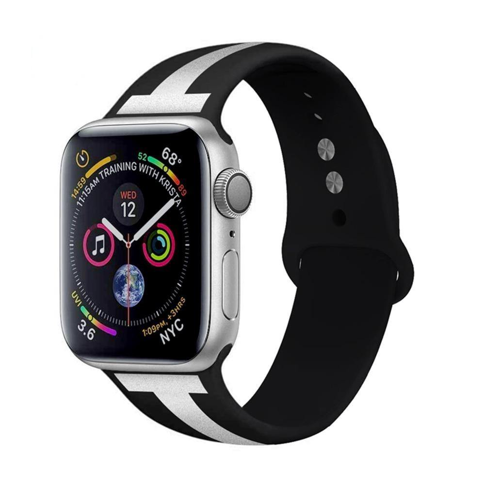Silicone Stripe Sport Band - Luxe Strap