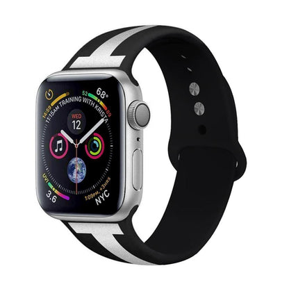 Silicone Stripe Sport Band - Luxe Strap