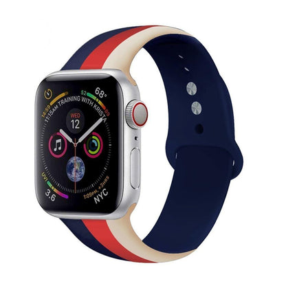 Silicone Stripe Sport Band - Luxe Strap