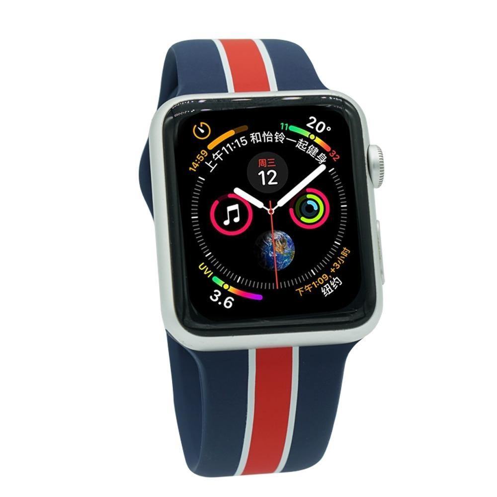 Silicone Stripe Sport Band - Luxe Strap