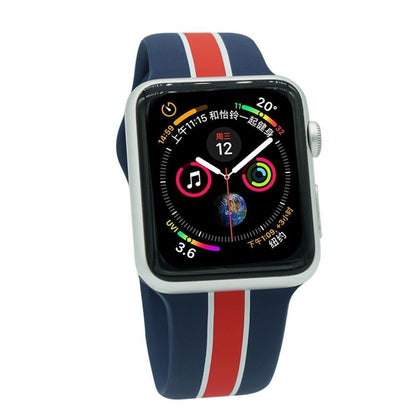 Silicone Stripe Sport Band - Luxe Strap
