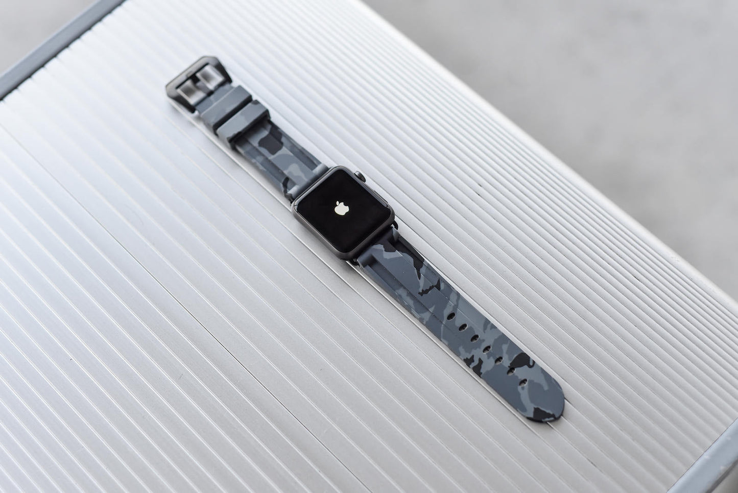 Grey Camo Apple Watch Strap - Apple Watch Strap - Le Luxe Straps