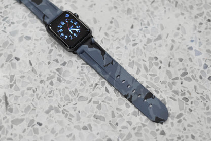 Grey Camo Apple Watch Strap - Apple Watch Strap - Le Luxe Straps