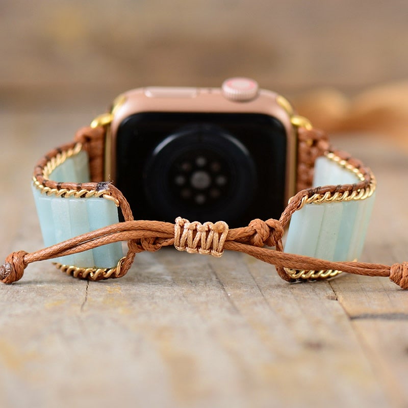 Amazonite Protection Apple Watch Strap