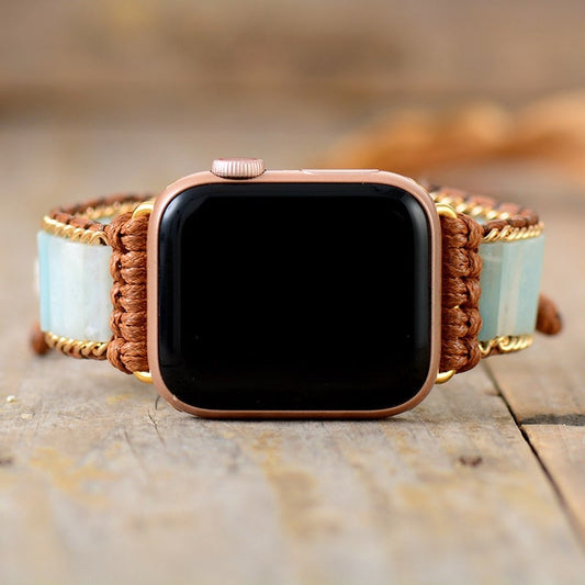 Amazonite Protection Apple Watch Strap