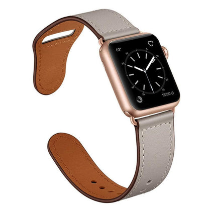 Button Buckle Leather