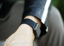 Load image into Gallery viewer, Carterjett Tire Tread Sport Apple Watch Band in Black - Cult of Mac Watch Store
