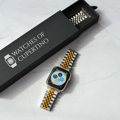 Stainless steel apple watch strap 