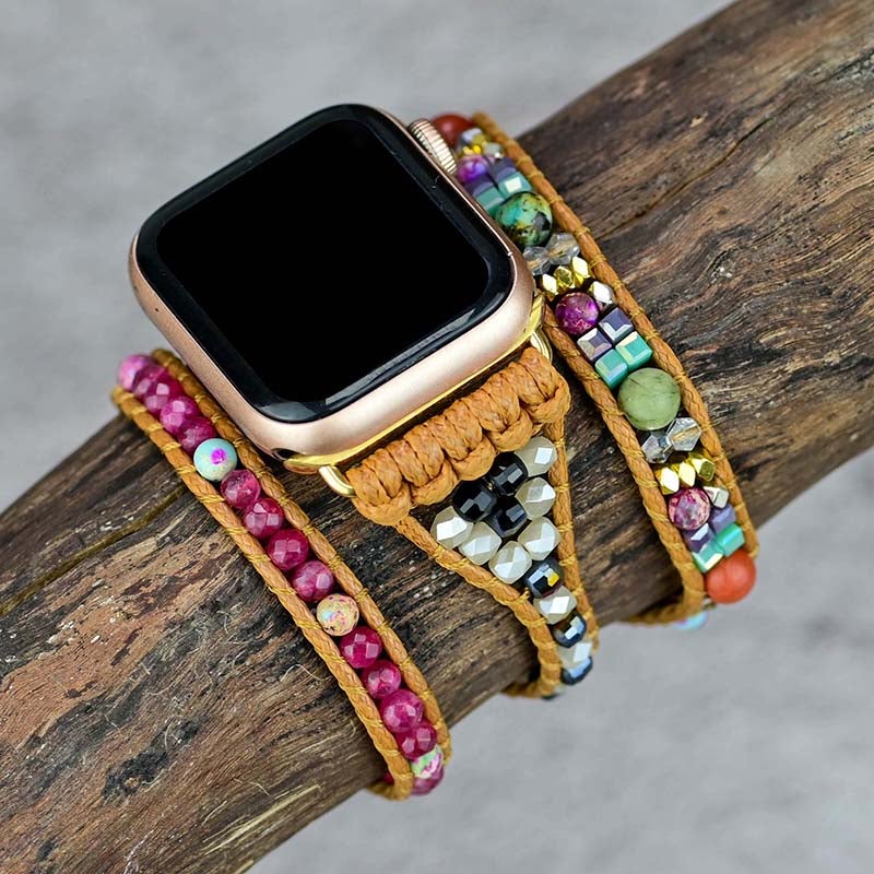 Healing Amethyst Protection Apple Watch Strap