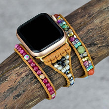 Load image into Gallery viewer, Healing Amethyst Protection Apple Watch Strap
