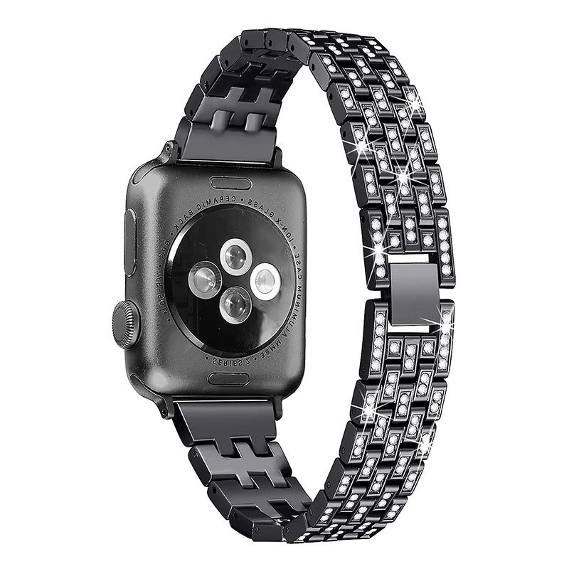 Pinstripe Diamond Apple Watch Band