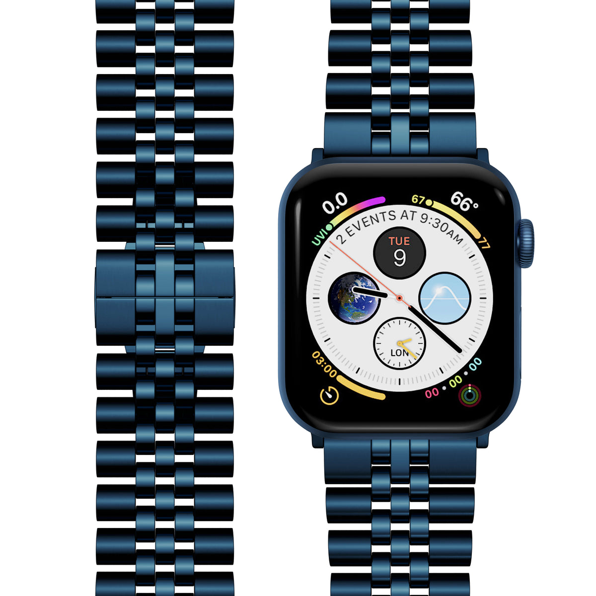 Blue Apple watch strap 