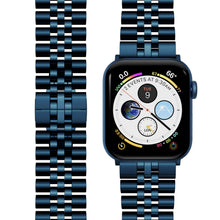 Load image into Gallery viewer, Blue Apple watch strap 
