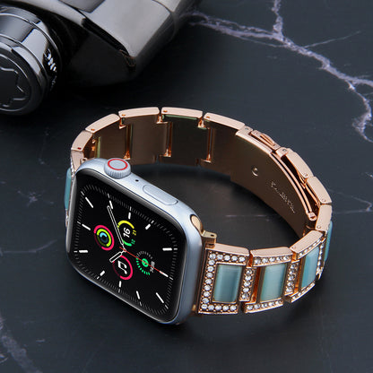 2024 New Fashion Luxury Diamond-Set Luxury Strap- For Apple Watch