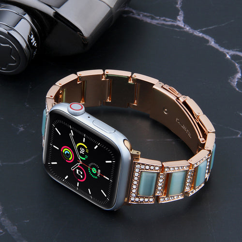 2024 New Fashion Luxury Diamond-Set Luxury Strap- For Apple Watch