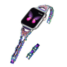 Load image into Gallery viewer, Alloy Butterfly Apple Watch Strap
