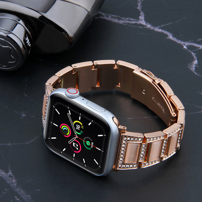 2024 New Fashion Luxury Diamond-Set Luxury Strap- For Apple Watch