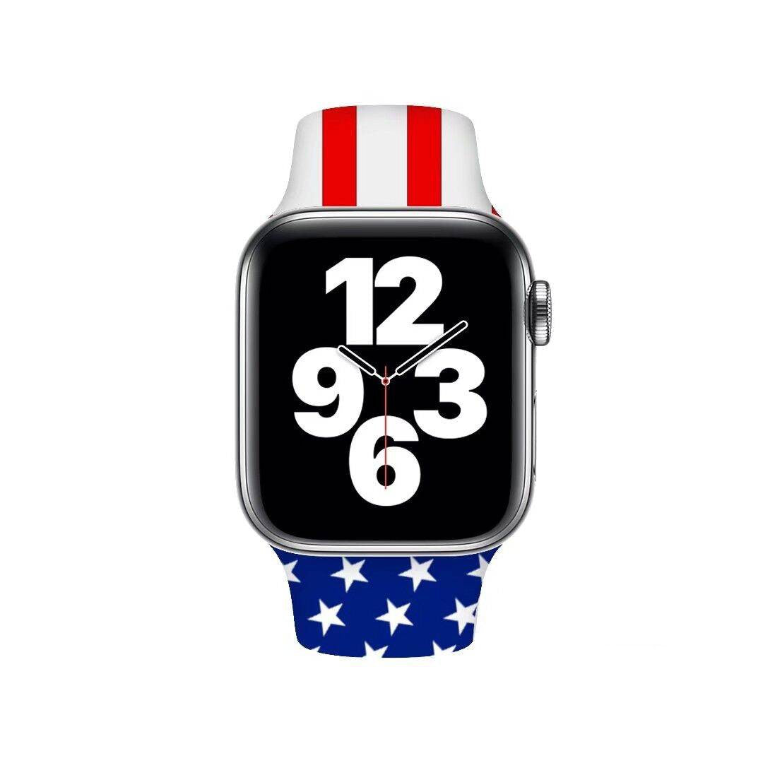 [🔥🔥🔥Hot Sale! ] New print waterproof comfortable strap(For Apple Watch 123456SE series)