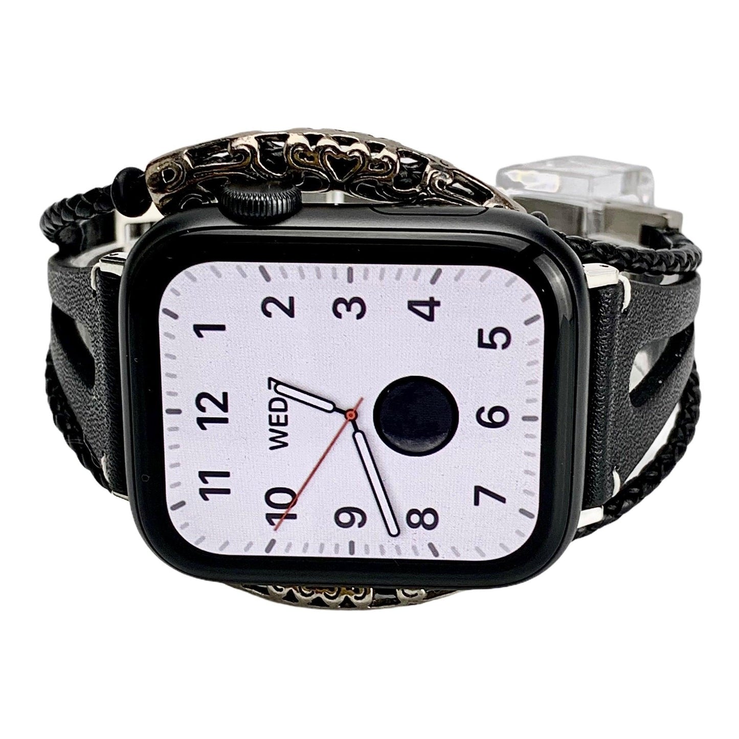 Erato Handmade Leather Band For Apple Watch 1-7, SE (2 Colours) - Burnana Concept 