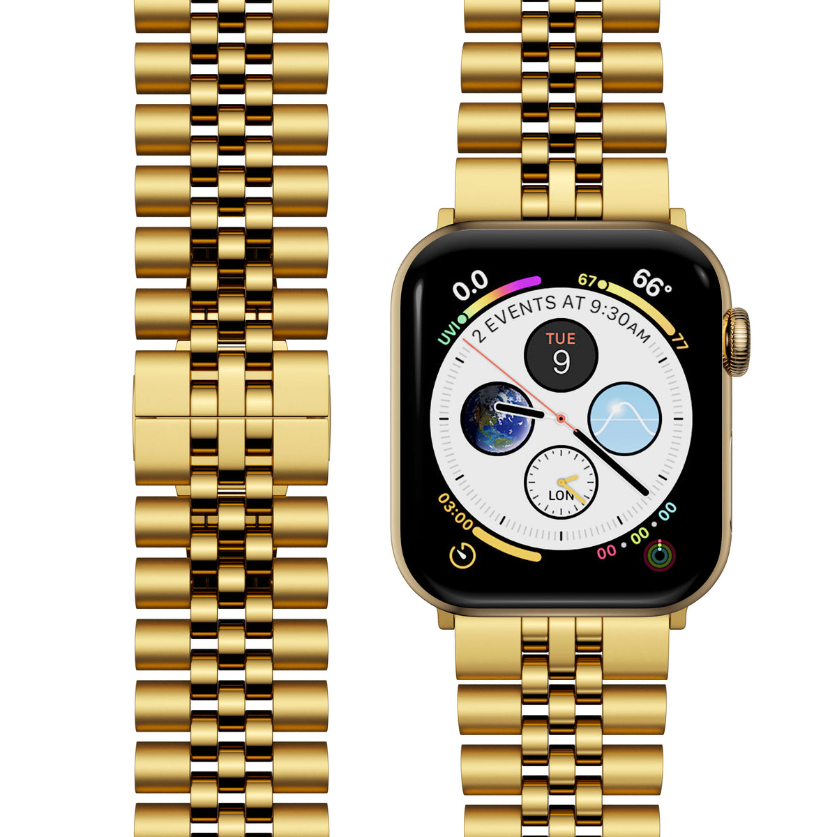 Gold Apple watch strap 