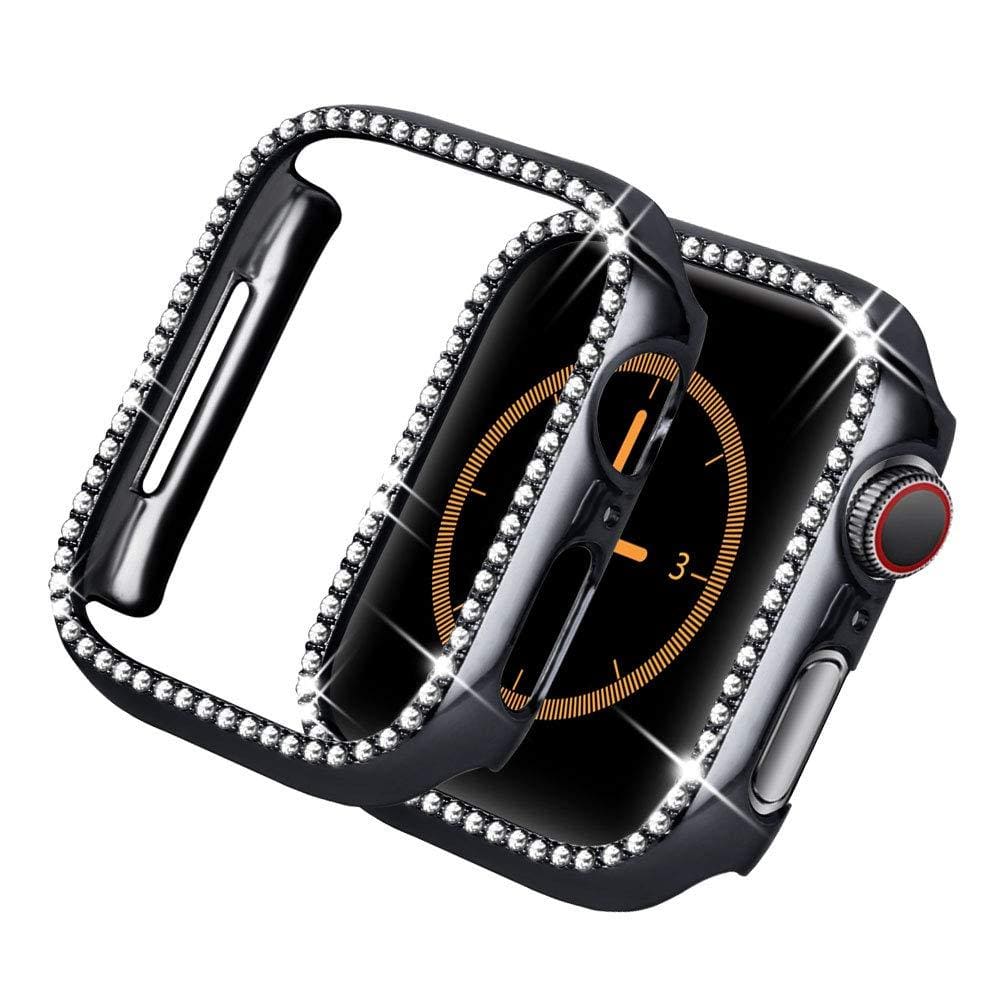 Quasar Protective Diamond Case Compatible With Apple Watch - Elegance & Splendour