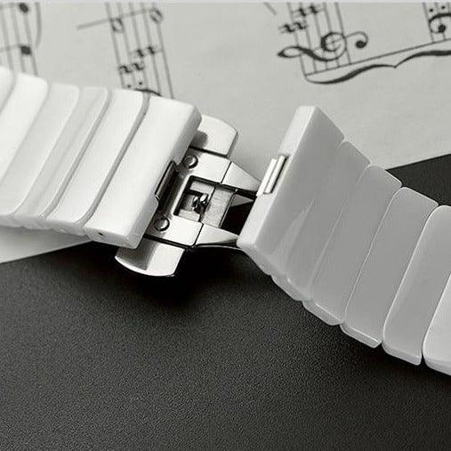 Helios Ceramic Band Compatible With Apple Watch  (2 Colours) - Burnana Concept 