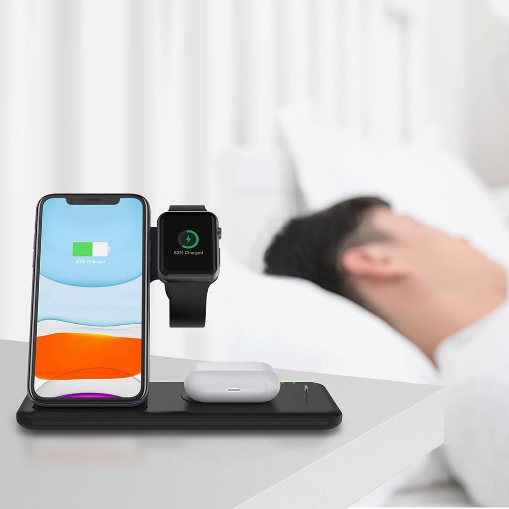 15W Qi Fast Wireless Charger Stand - Luxe Strap