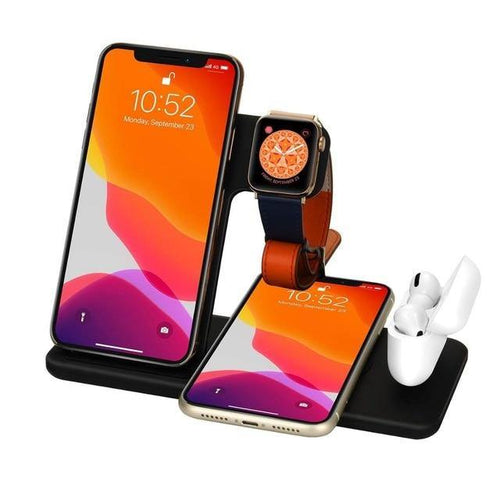 15W Qi Fast Wireless Charger Stand - Luxe Strap