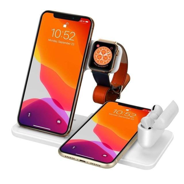 15W Qi Fast Wireless Charger Stand - Luxe Strap