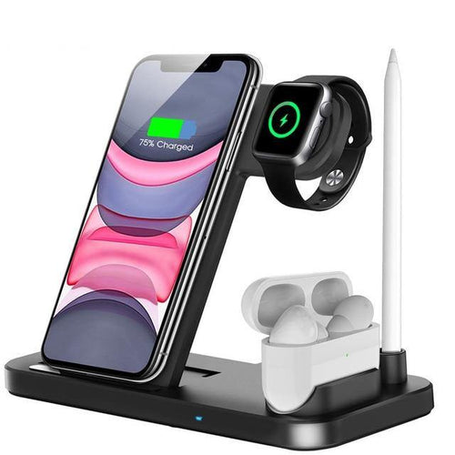 15W Qi Fast Wireless Charger Stand - Luxe Strap