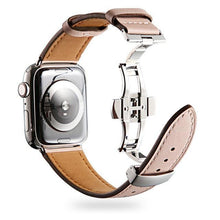 Load image into Gallery viewer, Square Steel Buckle Leather Strap - Luxe Strap
