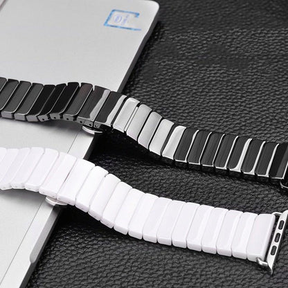Helios Ceramic Band Compatible With Apple Watch  (2 Colours) - Burnana Concept 