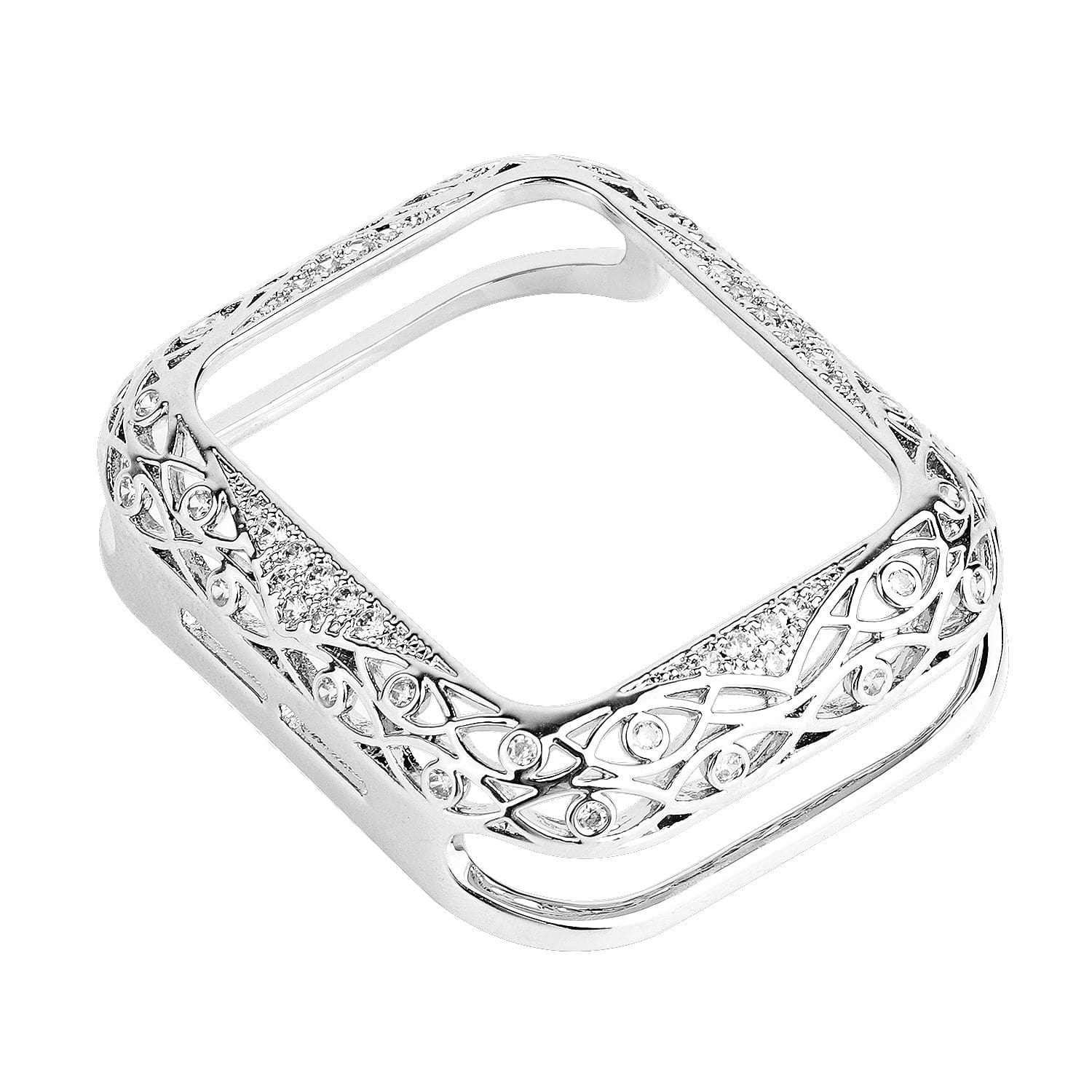 Armor Carved Diamond Protective Case Compatible With All Apple Watch Series - Elegance & Splendour