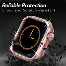 Load image into Gallery viewer, Quasar Protective Diamond Case Compatible With Apple Watch - Elegance &amp; Splendour
