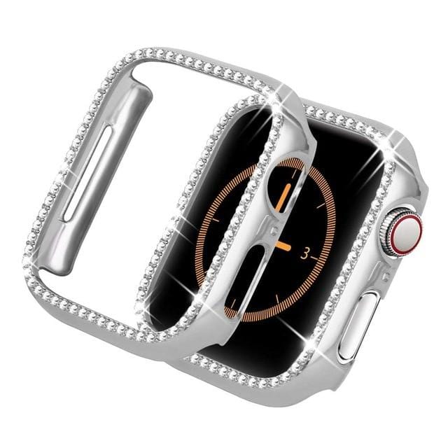Quasar Protective Diamond Case Compatible With Apple Watch - Elegance & Splendour