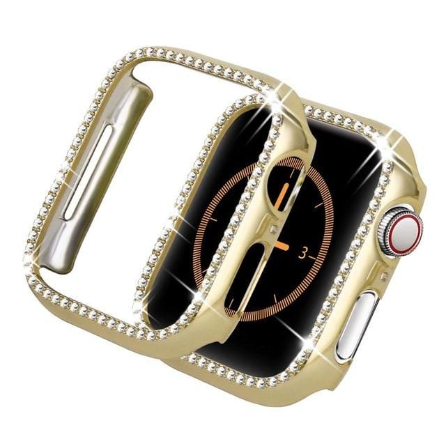 Quasar Protective Diamond Case Compatible With Apple Watch - Elegance & Splendour
