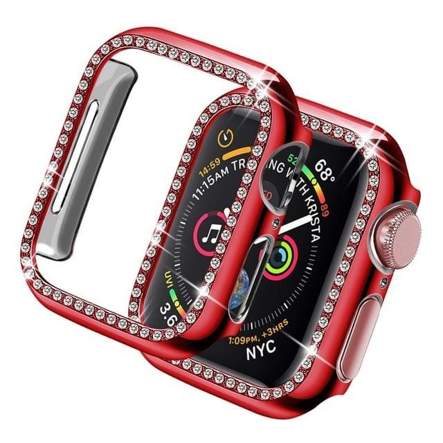 Quasar Protective Diamond Case Compatible With Apple Watch - Elegance & Splendour