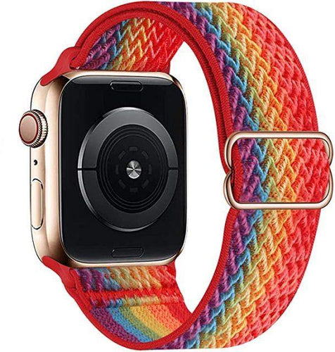 Rainbow Stretchy Nylon Fabric - Luxe Strap