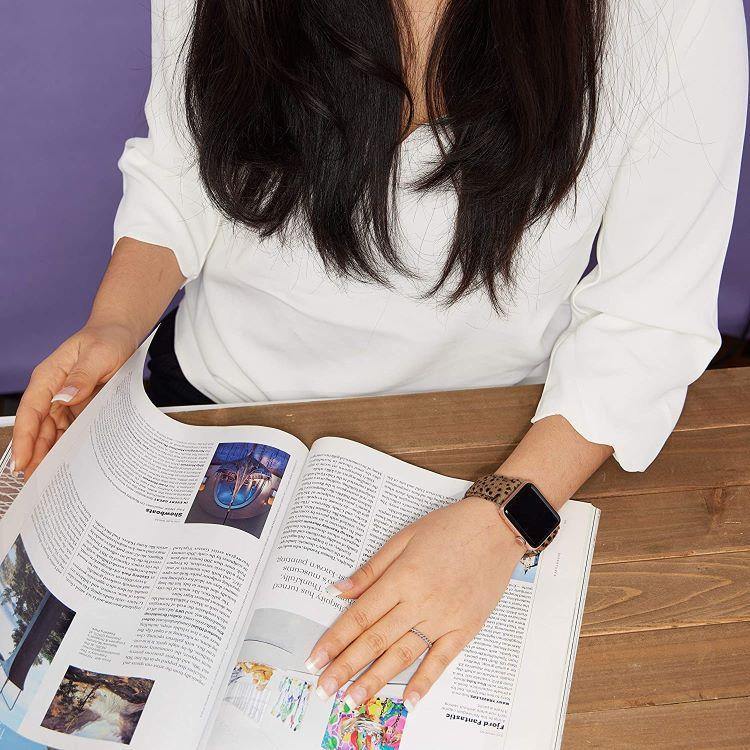 Midnight Zebra Leather x Jungle Collection - Luxe Strap