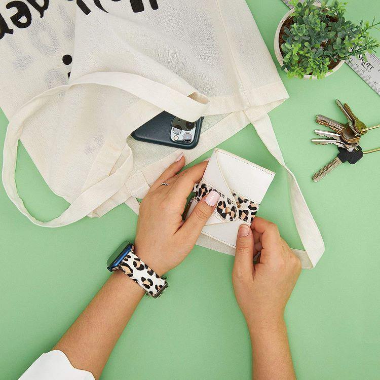 Midnight Zebra Leather x Jungle Collection - Luxe Strap