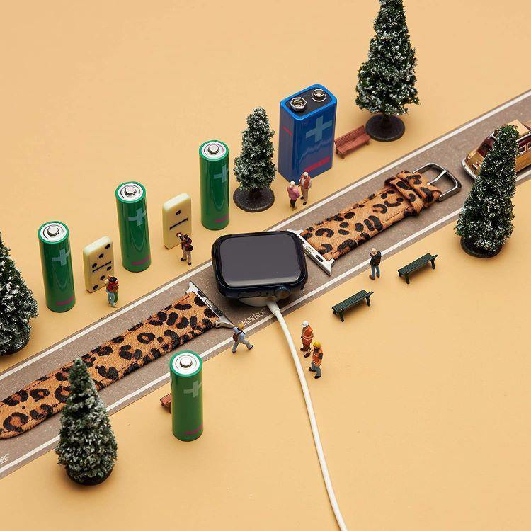 Midnight Zebra Leather x Jungle Collection - Luxe Strap