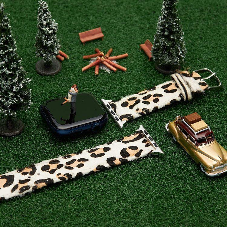 Midnight Zebra Leather x Jungle Collection - Luxe Strap