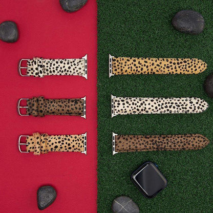 Midnight Zebra Leather x Jungle Collection - Luxe Strap
