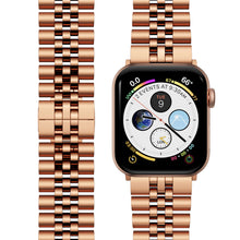 Load image into Gallery viewer, Rose gold Apple watch strap 
