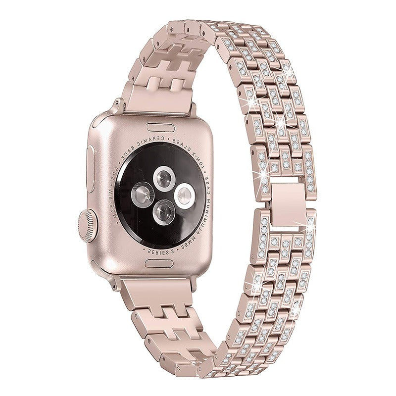 Pinstripe Diamond Apple Watch Band