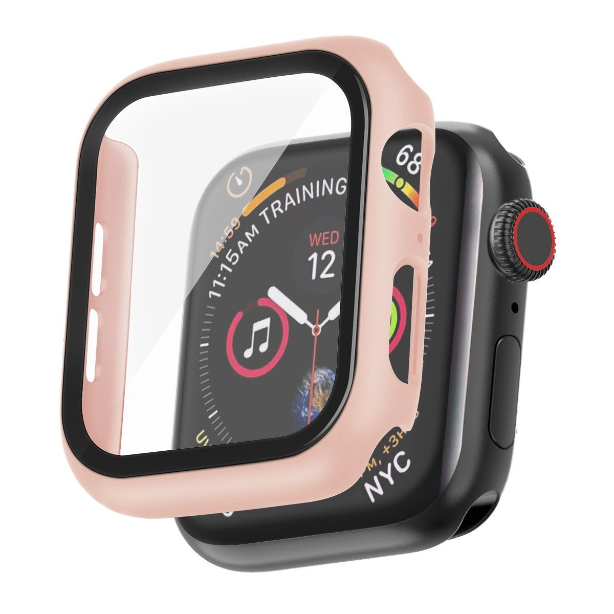 Screen Protector Apple Watch Apple Watch Screen Protection Strapsz Pink 44mm 