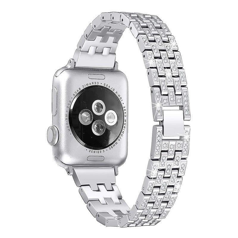 Pinstripe Diamond Apple Watch Band