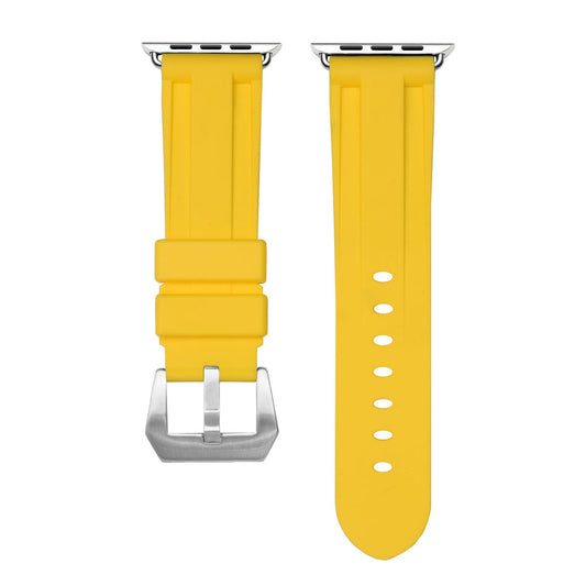 Yellow Rubber Apple Watch Strap - Apple Watch Strap - Le Luxe Straps